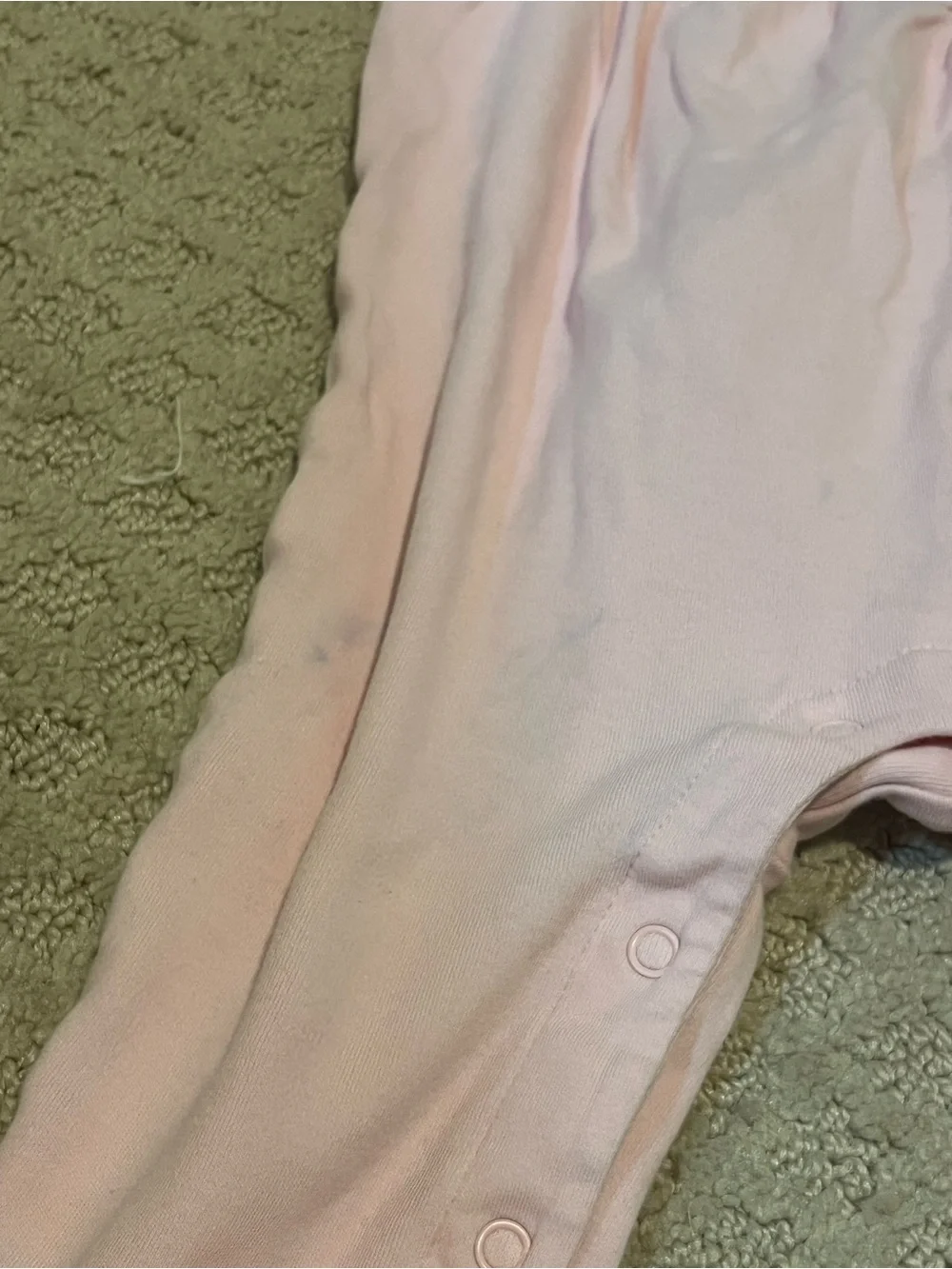Gymboree Light Pink Footie One-Piece with Giraffe and Zebra Motif